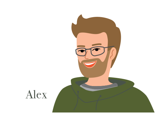 illustration of Alex